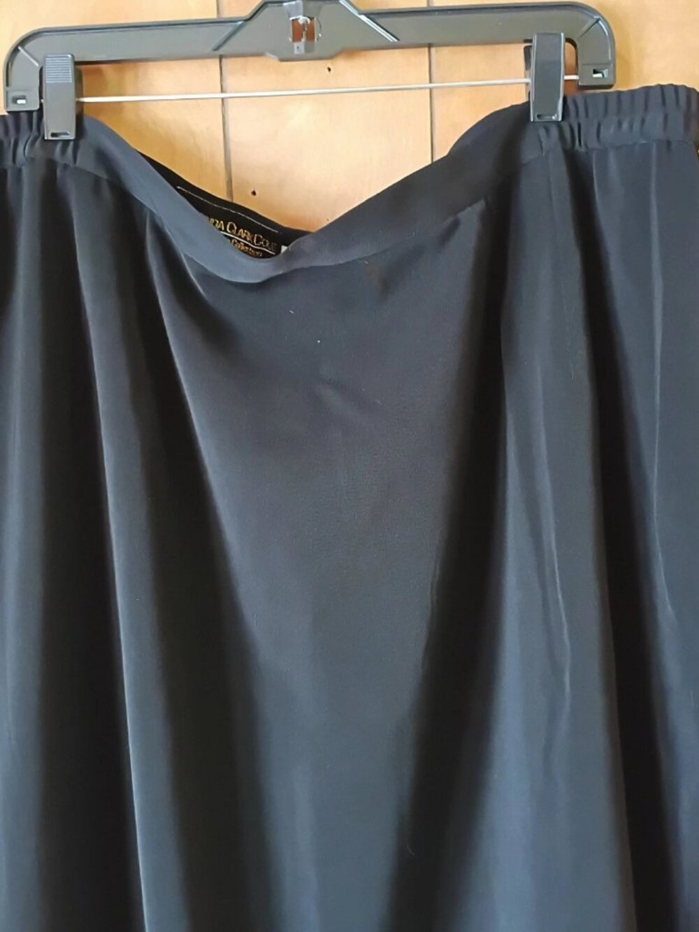 Dorinda Clark-Cole The Rose Collection Black Maxi Skirt Women’s Size 24 Plus - Picture 2 of 6